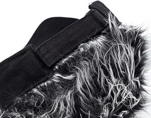 Populaire hommes cheveux visière soleil chapeaux nouveauté cadeau drôle à pointes extérieur poils Golf chapeaux perruque pointe réglable casquettes de Baseball avec logo - Product Image 3