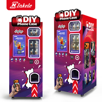 Nouvelle machine distributrice de coques de téléphone portable à impression UV instantanée, machine de personnalisation de coques de téléphone en libre-service