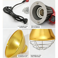 Lampe chauffante pour poulets, lampe de chauffage pour élevage avicole, lampe chauffante pour poussins