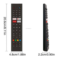 Télécommande pour téléviseur intelligent Android Sceptre 8142026670099K A322BV-SRC A515CV-UMC sans fonction Google Assistant
