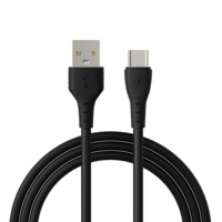 Kabel Data PVC 1M untuk Ponsel (IOS / Android)