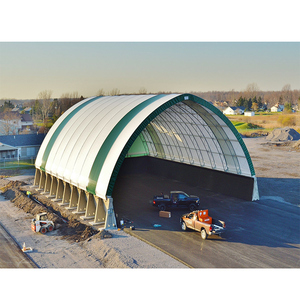 Edificio de Almacenamiento de Tela de PVC, Refugio Industrial, Resistente al Viento y Nieve (0.55KN), con Estructura de Acero Galvanizado en Caliente - Product Image 3