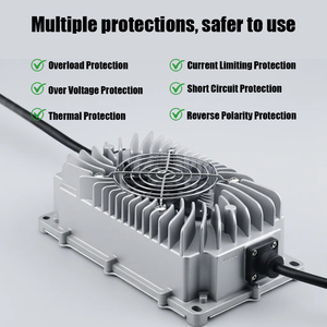 전문가용 자동 방수 배터리 충전기 12V 25A 24V 15A 36V 12A 48V 8A 60V 6A 고품질 스마트 충전기 - Product Image 2