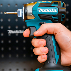 Ensemble d'outils électriques sans fil <span class=keywords><strong>Makita</strong></span> 5 pièces avec perceuse, clé à chocs, clé à cliquet, ponceuse, batteries et chargeur pour la construction - Product Image 4