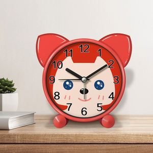 Reloj Despertador <span class=keywords><strong>de</strong></span> Escritorio Silencioso con Diseño <span class=keywords><strong>de</strong></span> Dibujos Animados para Estudiantes, Reloj Despertador para Niños para Dormitorio, Sala <span class=keywords><strong>de</strong></span> Estar, Relojes Digitales y Analógicos - Product Image 4