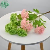 Fleur artificielle en latex hydratant effet toucher réel, Hortensia 68 cm, pour décoration intérieure, mariage, arrangement floral, accessoires de photographie