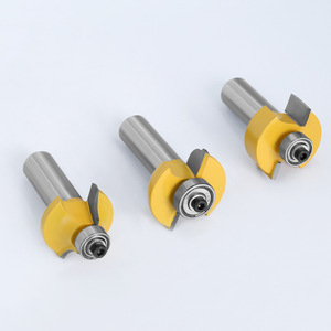 Fraise à queue droite en carbure 8 mm x 12 mm, queue de 1/2 pouce, pour le travail du bois, la fraisage de cadres de porte et l'outillage de gravure de meubles - Product Image 2