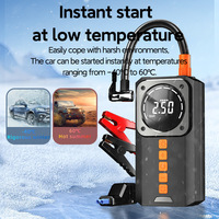 Car Inflatable Pump Portable Single Cylinder High Pressure Air Pump Jump Starter Power Bank for Car Tire Home Use