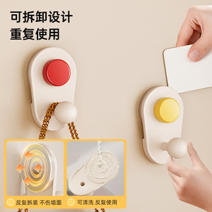 Gancho de succión Shu Zheng, gancho adhesivo fuerte para puerta y pared, fácil instalación, moderno, para recibidor, cocina, baño, para colgar abrigos - Product Image 2