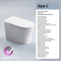 WC intelligent de haute qualité, sanitaires monobloc, bidet électrique intelligent, accessoire de salle de bain à poser au sol