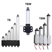 Actionneur linéaire micro-mini 6V 12V 24V à course de 10/17,5/21/25/30/50/75/100MM, actionneur électrique linéaire pas à pas 5V 30mm