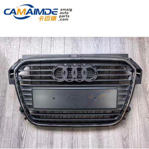 Camaimde Grille <span class=keywords><strong>Audi</strong></span> Neuve en Plastique PP+ABS Brillant/Mat pour <span class=keywords><strong>Audi</strong></span> <span class=keywords><strong>A1</strong></span> 8X 2012 Modèle Noir/<span class=keywords><strong>Gris</strong></span>/Argent - Product Image 4