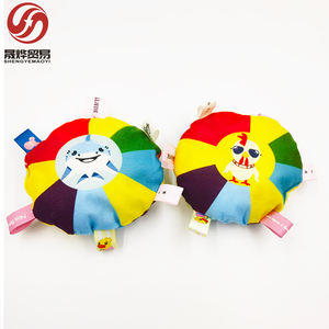 Köpek açık interaktif eğitim oyunları Bite dayanıklı çiğnemek oyuncak evcil komik uçan diskler oyuncaklar ile çan peluş Squeaker oyuncaklar - Product Image 2