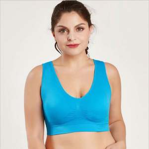 Sujetadores <span class=keywords><strong>sin</strong></span> aros para mujer, tallas S-6XL, sexy, <span class=keywords><strong>sin</strong></span> espalda, de malla <span class=keywords><strong>sin</strong></span> costuras, con efecto push-up y diseño liso - Product Image 6