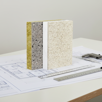 Panneaux sandwich en ciment EPS à prix de gros pour la construction de maisons préfabriquées, isolation des murs et des toits de bâtiments modulaires