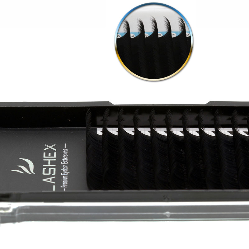 Ресницы для наращивания глубоких темных Черных ресниц, легко зажимаются, роскошные классические ресницы