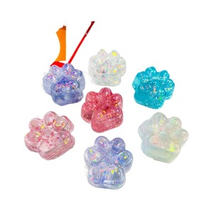 <span class=keywords><strong>Jouet</strong></span> anti-stress en plastique grand format, motif griffe de chat, à paillettes laser, en forme de croissant ou gaufre, pour jeunes - Product Image 5