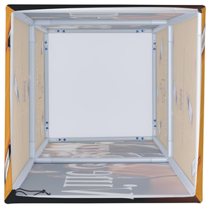 <span class=keywords><strong>10ft</strong></span> Khung Nhôm tái sử dụng xách tay căng thẳng vải Kệ hiển thị đứng triển lãm triển lãm thương mại hiển thị trụ cột tháp - Product Image 2