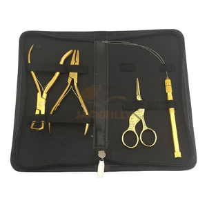 CLASSIC CODA Hair <b>Extension</b> Tools Kit <b>Micro</b> Rings Beads Opener Closer Pliers Loop Crane Scissors Waterproof Commercial Use 2024 - Product Image 1