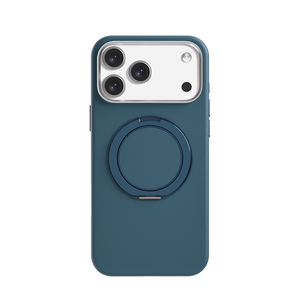 เคสโทรศัพท์หนังแม่เหล็กแบบเรียบ รุ่น L137 สำหรับ iPhone 13 14 15 16 17 Pro Max พร้อมขาตั้งหมุนได้ 360 องศา - Product Image 3