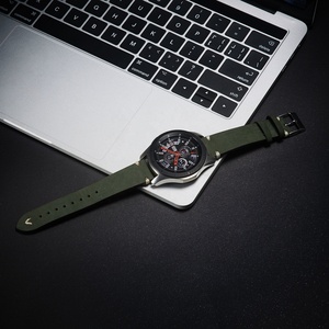 <span class=keywords><strong>Cinturino</strong></span> per orologio da uomo in <span class=keywords><strong>pelle</strong></span> scamosciata fatto a mano da donna <span class=keywords><strong>verde</strong></span> caffè 20mm 21mm cinturini per orologi in <span class=keywords><strong>pelle</strong></span> opaca - Product Image 6