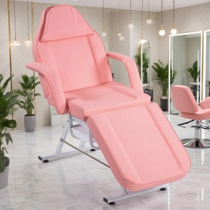 Giường massage có thể điều chỉnh gấp gọn, giường spa, ghế làm đẹp, ghế xăm, ghế nối mi có kèm ghế đẩu - Product Image 5