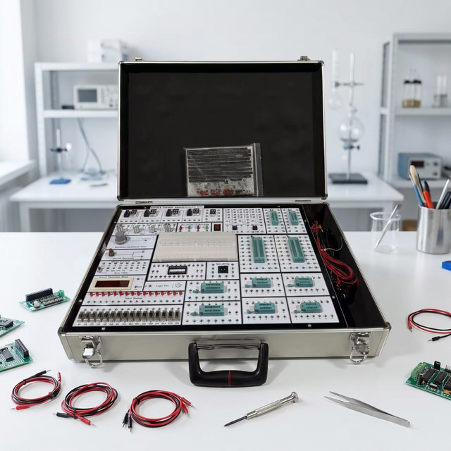 Experiment Box Digital Circuits Educational Equipment Portable Metal Electronic Kit Customizable Experimental Box