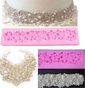 قالب سيليكون لتزيين الكيك بتصميم ثلاثي الأبعاد على شكل حبات اللؤلؤ، متوفر بالجملة - Product Image 2