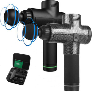 Adaptador de Enchufe para EE. UU., UE y Reino Unido Más Popular, Pistola de Masaje <span class=keywords><strong>Relajante</strong></span> de Alta Calidad con 20 Velocidades, Pistola de Terapia Muscular - Product Image 1