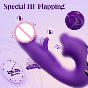 Vibrateur 2-en-1 <span class=keywords><strong>pour</strong></span> femme, stimulation du point G, 10 fréquences, 7 modes de vibration, léchage et stimulation par la langue, très vendu - Product Image 3