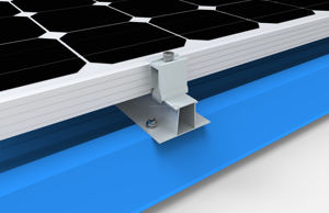 ชั้นวางโมดูลแสงอาทิตย์น้ําหนักเบาสําหรับหลังคาดีบุกลูกฟูก VS โซลูชันติดตั้งรางบนหลังคาพลังงานแสงอาทิตย์ - Product Image 5