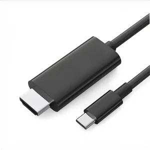 كابل عالي الوضوح من النوع C إلى HDMI 4K كابل ABS لإبقاء اتصال الفيديو عال الجودة