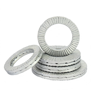 Rondelle autobloquante à double pli en acier 65Mn avec revêtement Dacromet, NL3-NL42, rondelle à coin double pli ou rondelle à coin simple, <span class=keywords><strong>prix</strong></span> usine - Product Image 1