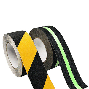 Ruban antidérapant noir, jaune, vert, adhésif, auto-adhésif, sensible à la pression, support en tissu durable, noyau de 38 mm - Product Image 1