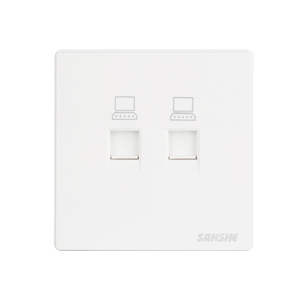 Sanshe <span class=keywords><strong>2022</strong></span> Vente Chaude Prise Murale Électrique Moderne et Tendance Série S8 en PC pour Multiples Appareils Informatiques et Internet - Product Image 3