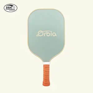 Orbia spor 13mm 16mm uzatılmış kolu kaba cilt Pickleball kürek toptan fabrika fiyat USAPA 3K/12K/18K karbon Fiber kürek