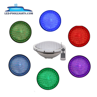 IP68 24W RGB 12V Unterwasser licht Edelstahl Par56 LED Schwimmen PAR 56 Pool leuchte