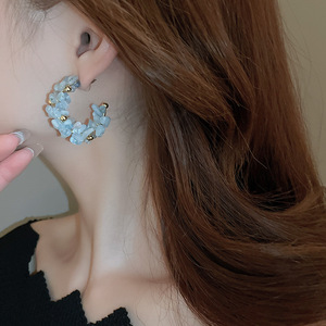 <span class=keywords><strong>Orecchini</strong></span> di perline con orchidea marina fresca <span class=keywords><strong>orecchini</strong></span> di perline per le vacanze in spiaggia <span class=keywords><strong>orecchini</strong></span> di sale schiacciati <span class=keywords><strong>orecchini</strong></span> avanzati personalizzati francesi - Product Image 2