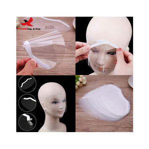 Disposable Transparent Hairspray Shield Eye Protector Hair Cut Pmu Eyebrow Lash <b>Shower</b> Shield Visor Face shields - Product Image 4