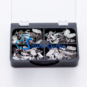 Fabrika fiyat monoblok diş ortodontik diş Bondable cabrio çift dikdörtgen yuvarlak delik <span class=keywords><strong>Buccal</strong></span> tüp - Product Image 6
