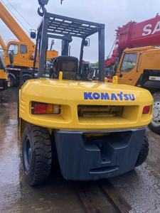 Trusted Used Komatsu FD80 Diesel Forklift 8 Ton with Two Stage Mast and 1254mm Fork Length for Heavy <b>Material</b> <b>Handling</b> - Product Image 6