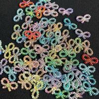 Nœuds colorés de 18 mm pour DIY, colliers et bracelets, en plastique de qualité supérieure, poli uniforme, portables, vente en gros, pour anniversaire, Saint-Valentin, étanches