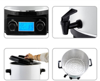 Autocuiseur Électrique Multifonctionnel en Acier Inoxydable 27L 1800W pour la Mise en Conserve de Fruits et de Confitures