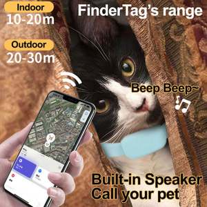 <strong>Find</strong> <strong>Me</strong> Pet Tracker for Dog Pet Location Tracker Item Finder MFi Certificated Airtag Pet Necklace Dog Cat Air Tag GPS - Product Image 2