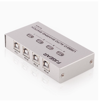 Unit Berbagi Printer FJ-2UA/4UA, Pengalih Printer USB Otomatis 2/4 Port (2/4 Input, 1 Output)
