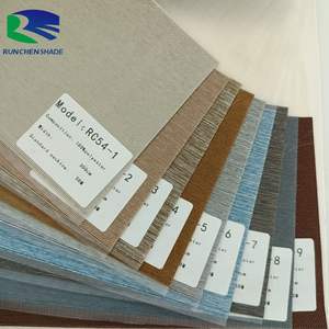 Tissu de store intérieur de bureau 100% polyester double tissu de rideau de jour et de nuit zèbre - Product Image 4