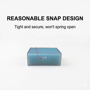 Boîte de rangement dentaire transparente de 1 pouce avec doublure en mousse, étui de protection pour l'emballage des fournitures dentaires - Product Image 3