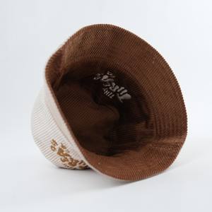 Chapeau seau en velours côtelé réversible avec logo brodé personnalisé unisexe Pêche Sports Activités de plein air décontractées Enfants Adultes - Product Image 6