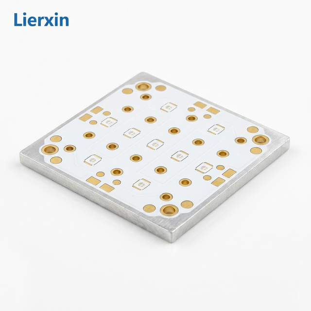 Lierxin LEX-AL-01 Custom Aluminum PCB MCPCB Metal Core LED PCB 1-4 Layer High Thermal Conductivity 1.0-3.0W ENIG/HASL/OSP