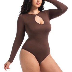 Vendita Diretta dalla Fabbrica, Nuovo Design: Body Modellante a Maniche Lunghe con Apertura sul Collo e all'Inguine, per Stringere la Vita, Shapewear per Donne - Product Image 6